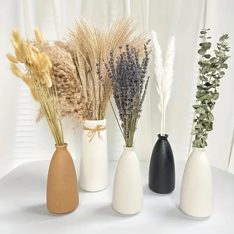 Bouquet fleurs séchées naturel varié rustique décoration maison anniversaire fêtes