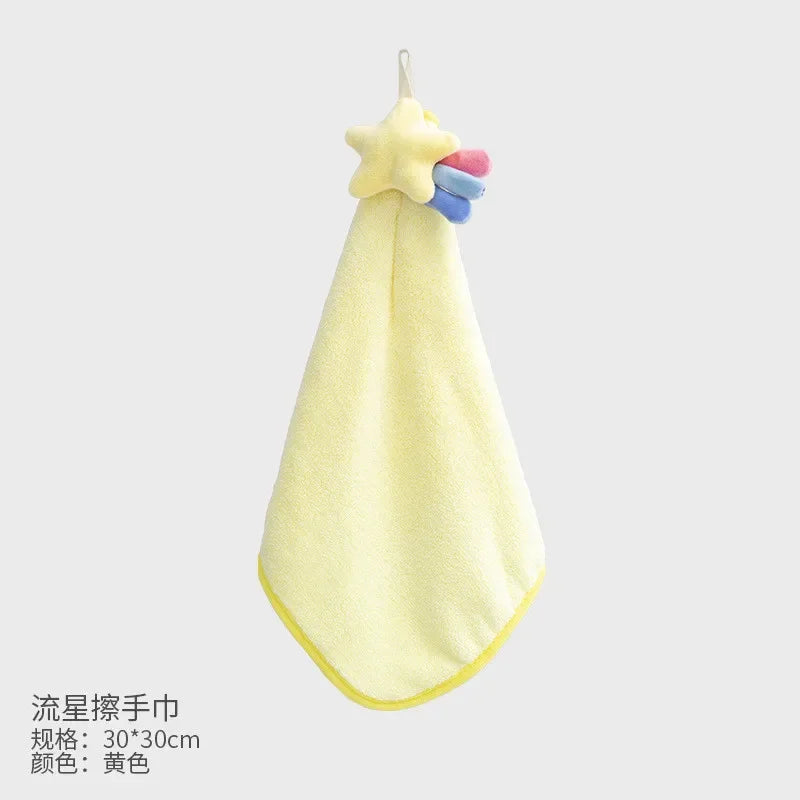 serviettes microfibre motif étoile fusée moderne enfants douces rapide absorbantes brosse thermomètre