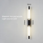 lampe murale moderne blanc doré éclairage chambre cuisine salle manger 63cm 84cm 57cm 92cm