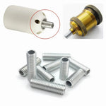 vis filetées argentées industrielle accessoires éclairage support lampe fixations métalliques