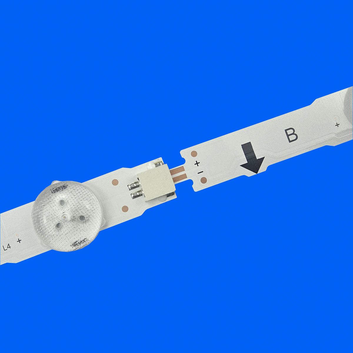 bande lumineuse led blanc rétro éclairage téléviseur moderne connecteur électrique fixations