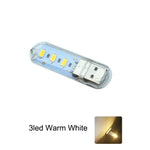 lampe led rechargeable transparente moderne adhésif prise usb 24led 2492000lm rgb veilleuse