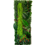 plantes artificielles murales vertes feuilles diverses moderne extérieur accrochables branches fleurs