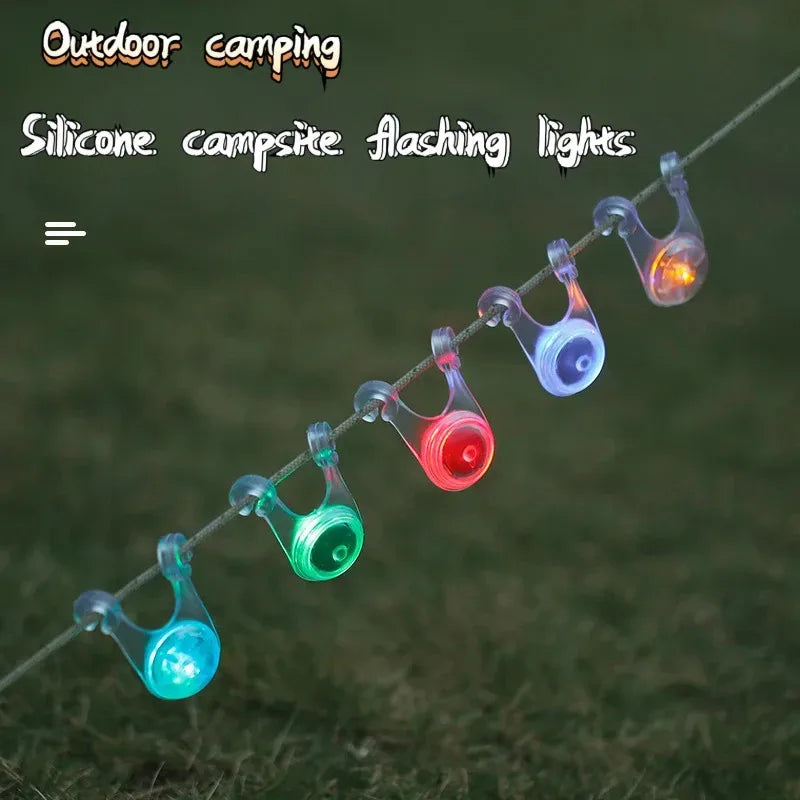 guirlande lumineuse décorative transparente multicolore extérieure leds festives camping pêche rassemblements familiaux
