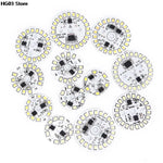 plaque led circulaire diodes blanc moderne technologique 28mm 35mm 40mm 44mm 48mm