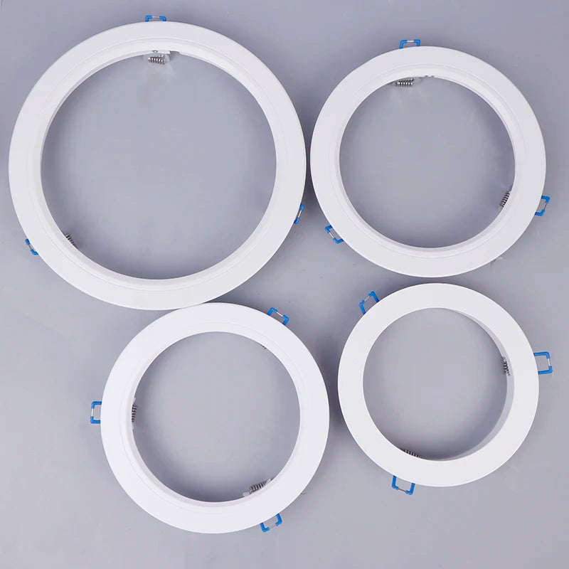 anneaux led blancs modernes flux lumineux faible éclairage