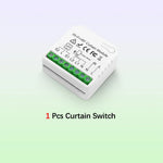 module rideau motorisé wifi rf blanc moderne batterie incluse télécommande 433mhz