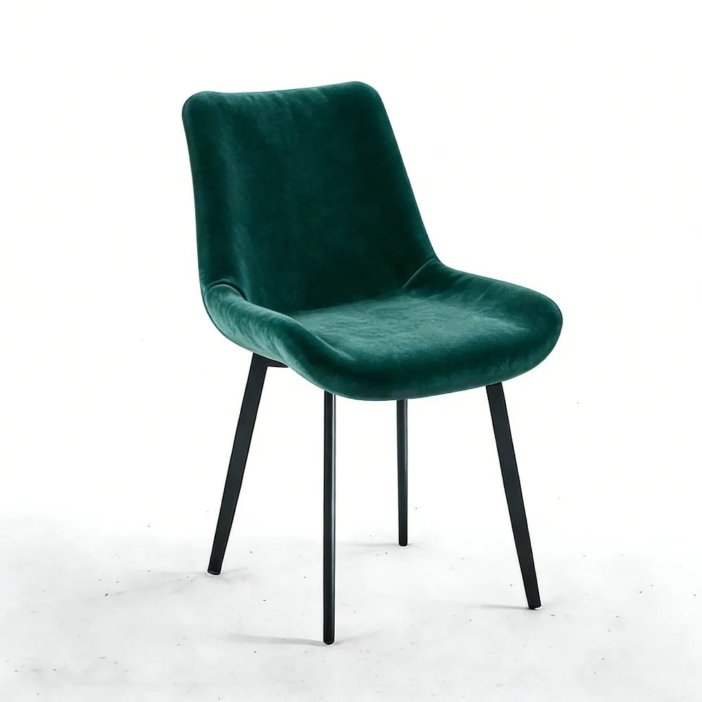 housses chaise velours polyester couleurs unies moderne salle manger anti poussière decoration festive