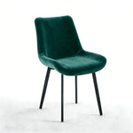 housses chaise velours polyester couleurs unies moderne salle manger anti poussière decoration festive