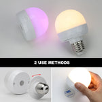 Ampoule LED intelligente USB blanc rose vert télécommande brillante moderne E27