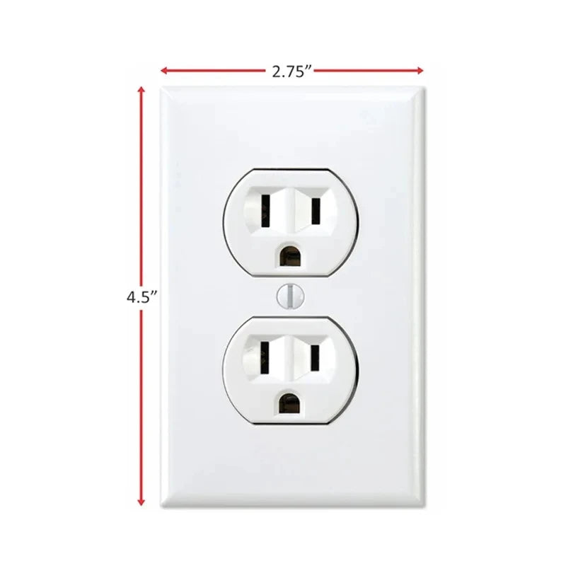 autocollants faux interrupteur blanc moderne adhésif décoration murale maison 10 pièces