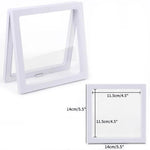 boîte présentation bijoux noir blanc contemporaine mat clips grille tailles différentes