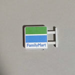 panneau lumineux moderne aimants logos lawson famillymart bleu vert blanc noir adhésif lumineux