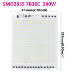Panneau LED 150W 200W SMD2835 blanc moderne sans pilote 220V smart ic connecteurs commandes