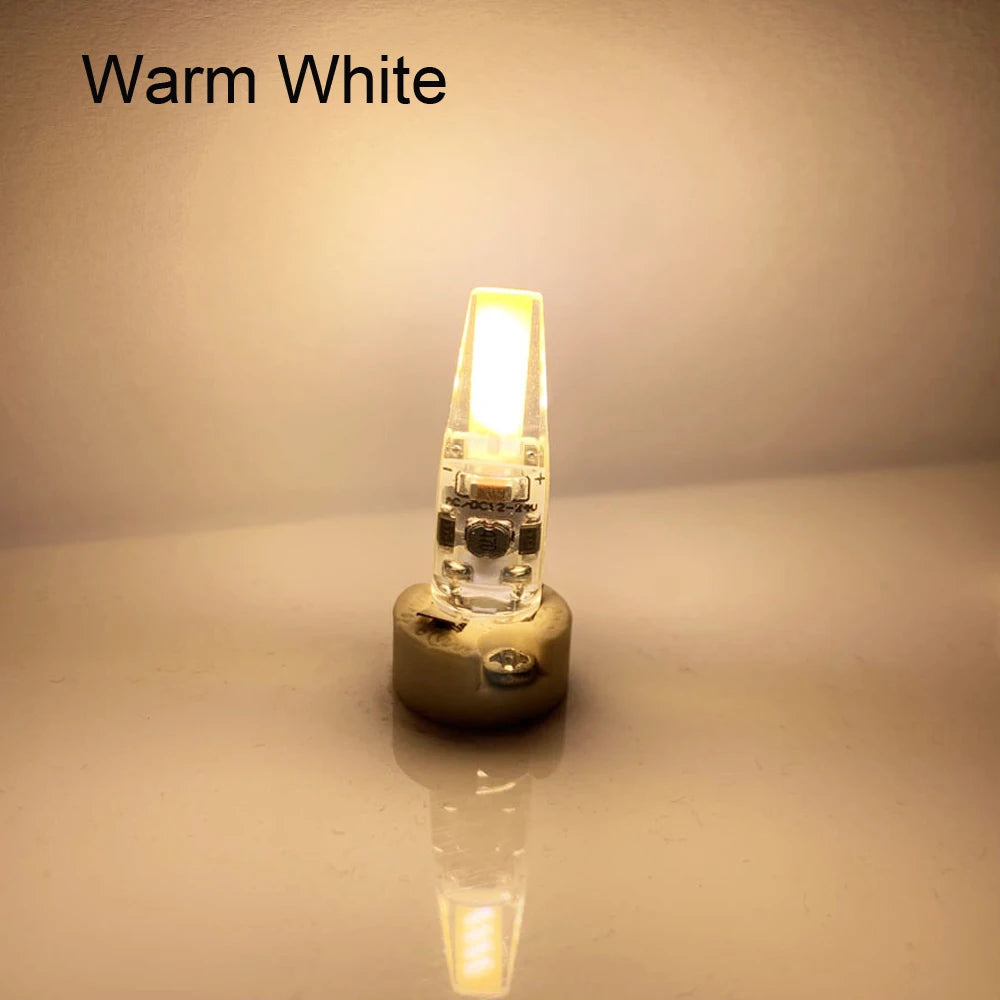 ampoules led g4 transparentes opalescentes 360° blanc chaud 2700k 50000h modernes