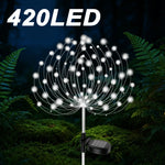 guirlande lumineuse solaire multicolore moderne filament fleur extérieure imperméable led jardin