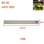 bande led 5v blanc blanc chaud diodes modernes 12w 5w 4w sans filaire 20cm