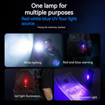 lampe poche led rechargeable uv résistante chocs lumière intense multifonctionnelle nocturne ultraviolet