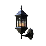 lampe murale extérieure or noir blanc ajourée victorien fixée mur opaque transparent