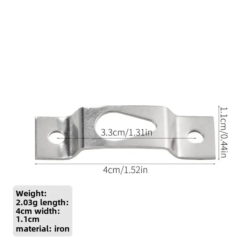 plaques fixation or noir argent modernes 30 pièces quincaillerie suspension cadres bois