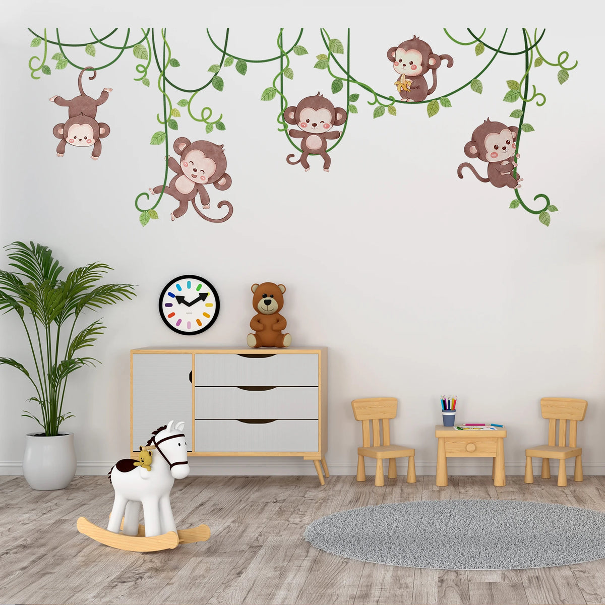 Stickers muraux forêt pour chambre enfant