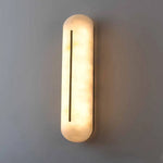 lampe murale moderne led blanc marbre hydrofuge 45cm 12w 2000lm salon chambre