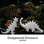 lampes table dinosaure brontosaurus rex led modernes résine filaments intégrés éclairage blanc