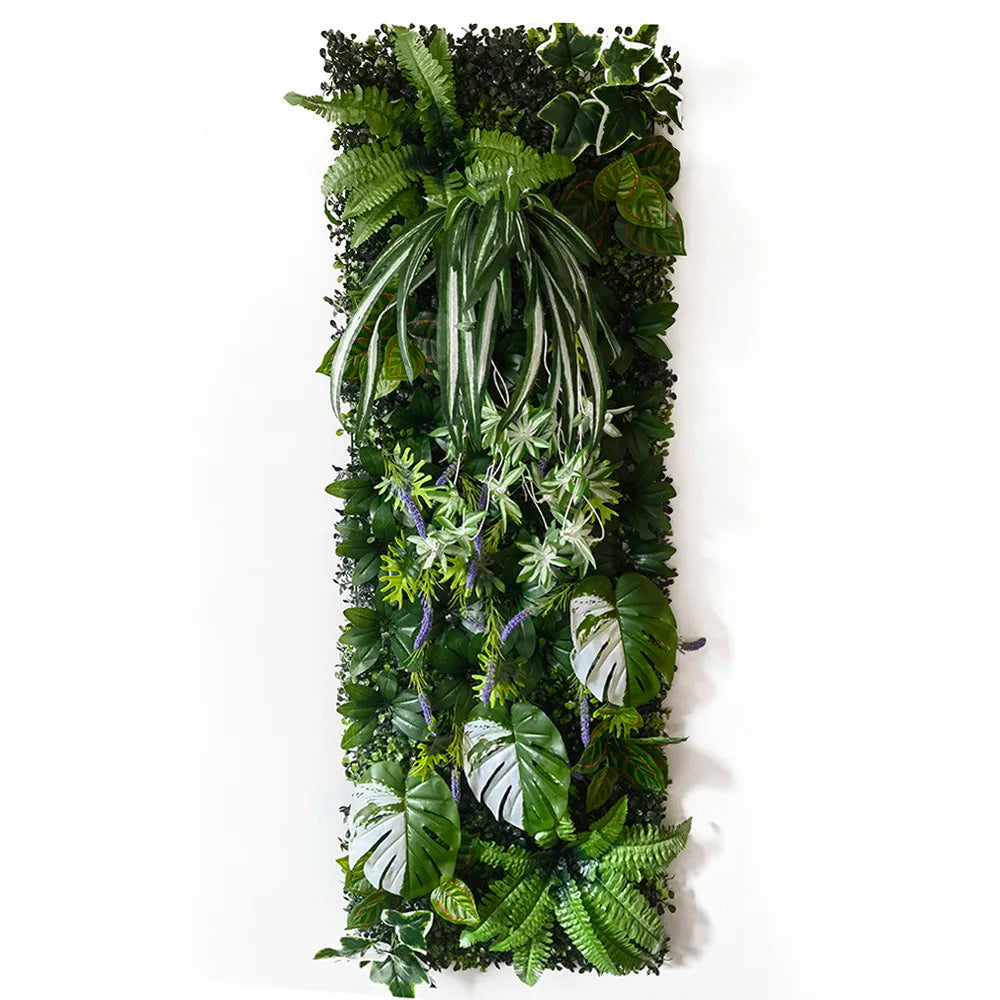 plante artificielle décorative fleurs rouges blanches jardin intérieur extérieur