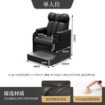 fauteuils cinéma noir simili cuir contemporain tablette intégrée porte gobelet porte papeterie