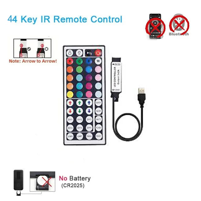 contrôleur led rgb télécommande usb adaptateur bluetooth wifi 5v 24 touches ir tuya modernes