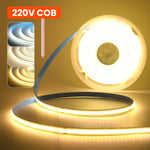 ruban led blanc decoupable 240leds/m 220v moderne adhésif 3000k 6500k salon
