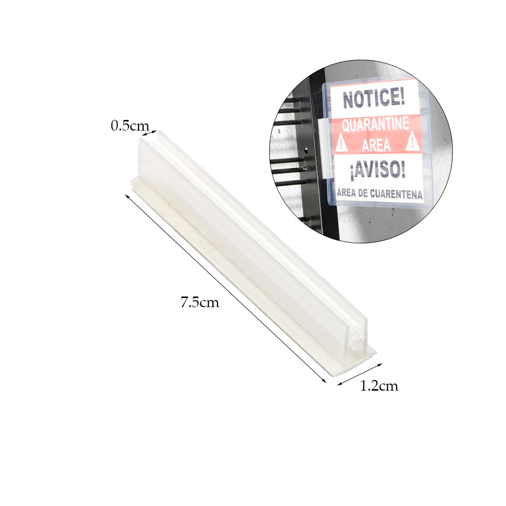 boîte rangement transparente moderne adhésif étiquette sundries sorting tag stockage armoire flexible gripper clip