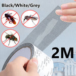 filet anti insectes adhésifs polyester opaque moderne noir blanc gris maille fine fenêtre porte