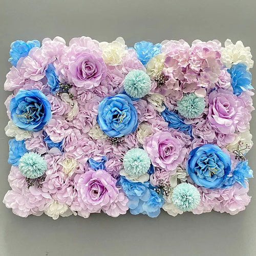 mur fleurs artificielles roses blanches décoration mariage fête anniversaire décor mural moderne