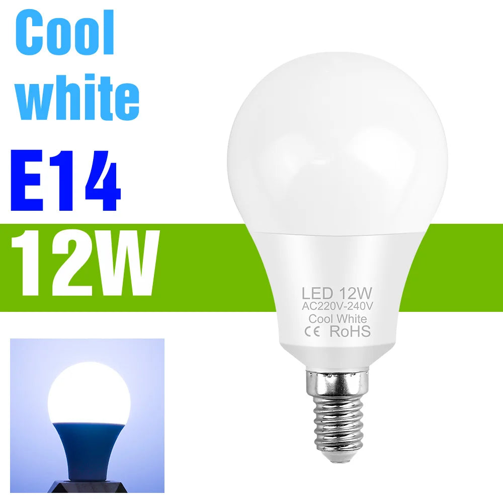 ampoule led 2800k 6500k e27 moderne blanc chaud froid opacité mat 20000h