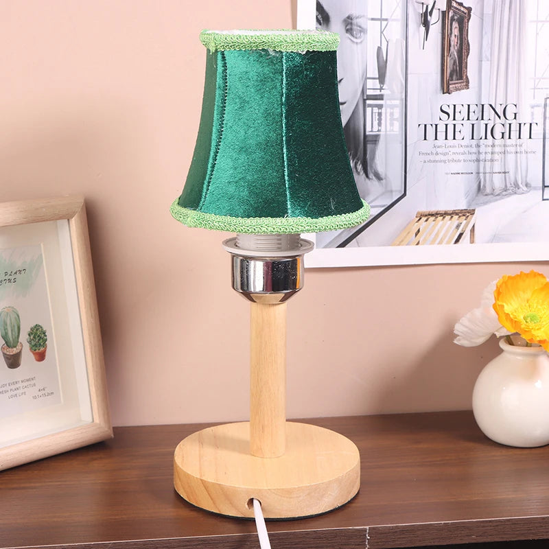 abat jour velours classique bleu gris noir rose vert rouge
