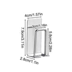porte brosses dents acier inoxydable noir blanc argenté moderne adhésif salle bain