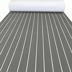 revêtement sol bateau mousse eva imitation teck antidérapant adhésif marron noir yacht