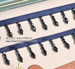 rubans décoratifs pendantes mariage bleu noir rose vert marron beige