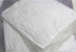 coussins carrés blancs rayures horizontales fibre polyester coton lavable maison adultes