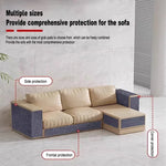 tapis grattage chat tissu adhésif protection meuble moderne gris texture