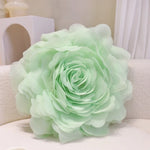 taie d'oreiller fleur rose moderne 100% coton lavable lit carré 45x45cmDecorationAdultes