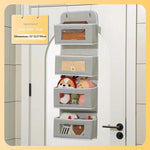 sac suspendre moderne gris beige poches fenêtres transparentes organisation chambre bain