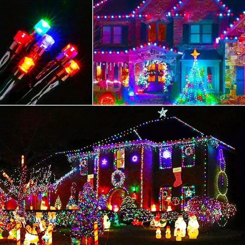 Guirlande solaire LED avec différents modes d'éclairage