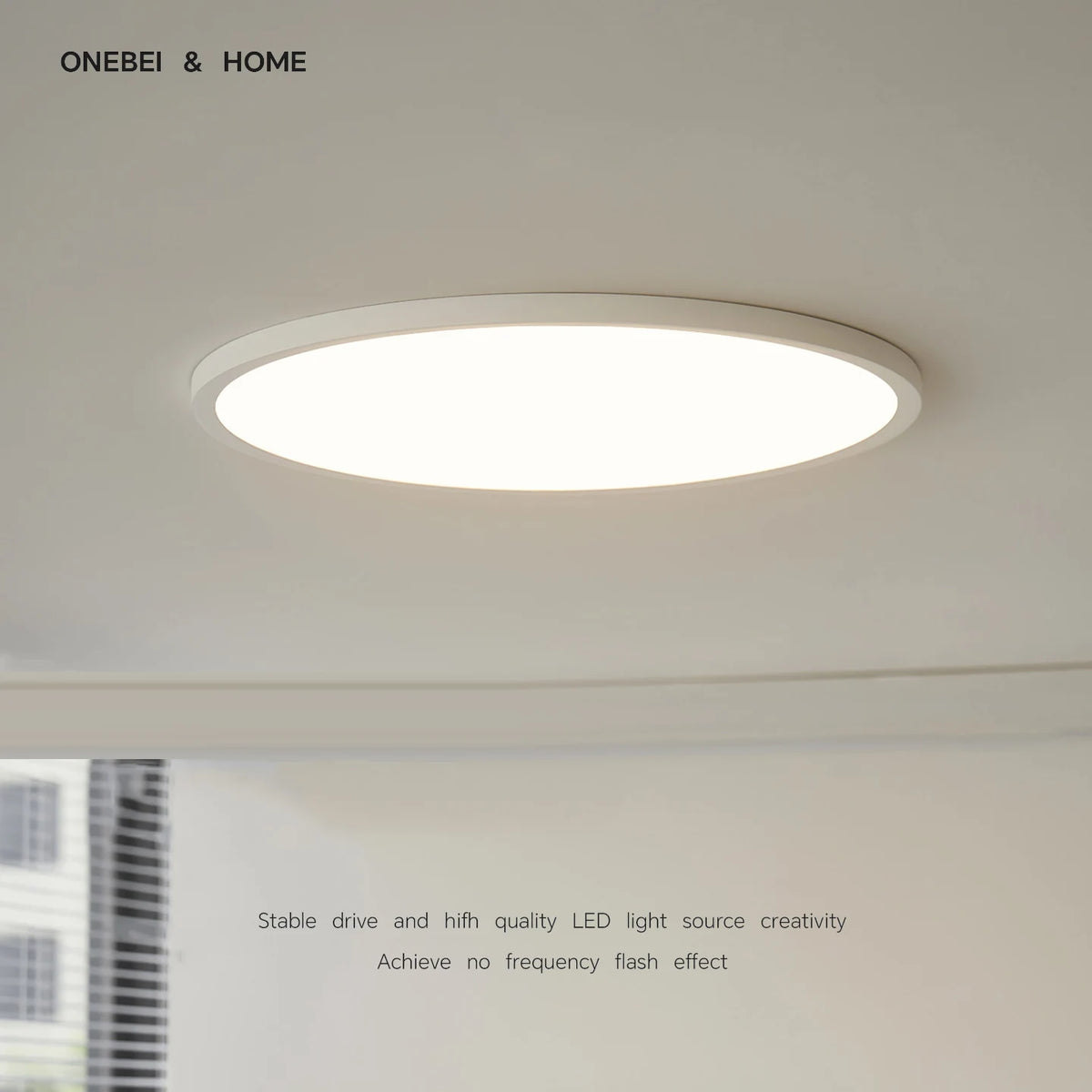 plafonnier led rond blanc ultra fin moderne luminaire intérieur salon chambre couloir minimaliste