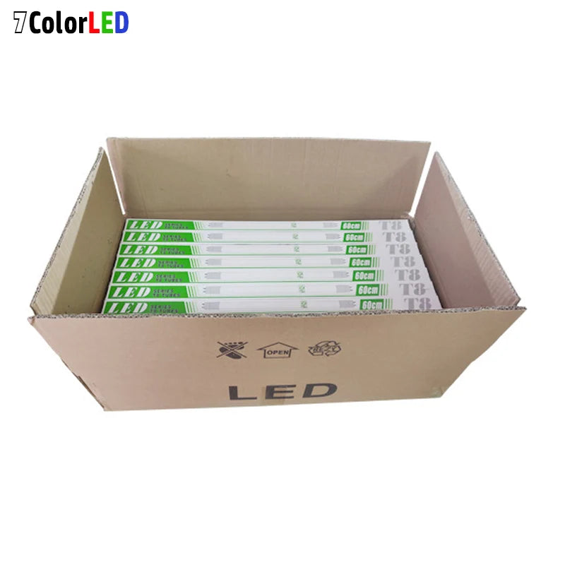 Tube LED néon 150 cm jaune clair lumineux