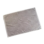 serviettes coton modernes carreaux blanc gris bleu respectueuses environnement absorbantes salle bain