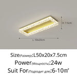 plafonnier moderne led blanc doré noir cristaux contemporain fixations invisibles