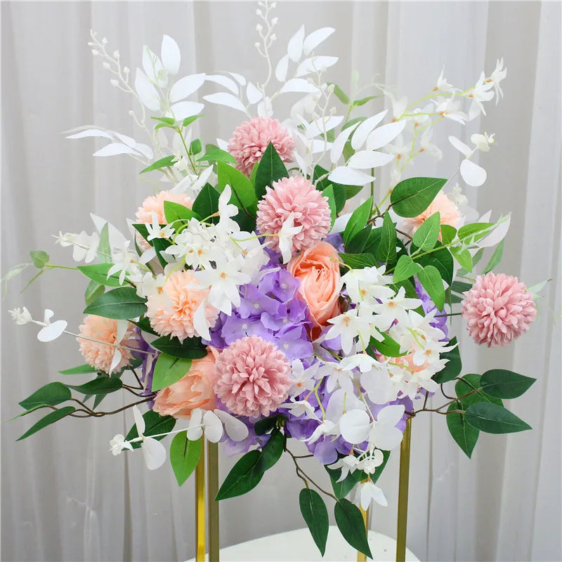 bouquet fleurs artificielles blanc rose clair rouge violet champagne bleu moderne élégant extérieurintérieur decoration