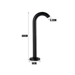 lampe sol moderne noire ip65 led orientable éclairage extérieur pelouse 249 2000lm fixations aluminium